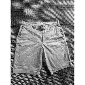 Goodfellow & Co Linden Short Mens 32 Gray Excellent 9" Inseam Chino Stretch